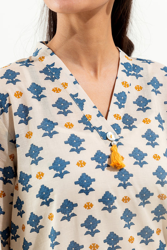 2 PIECE PRINTED LAWN SUIT (PRET)