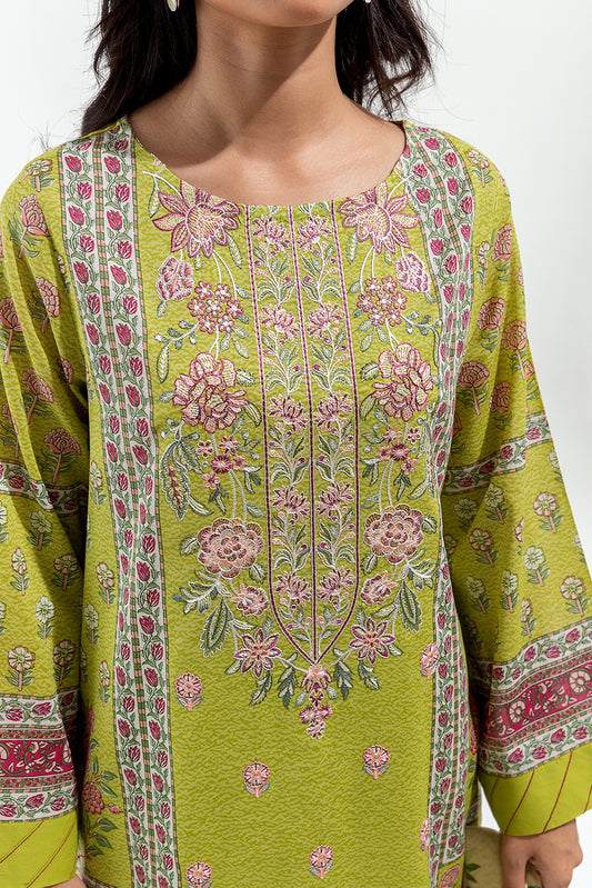 3 PIECE EMBROIDERED LAWN SUIT (PRET)