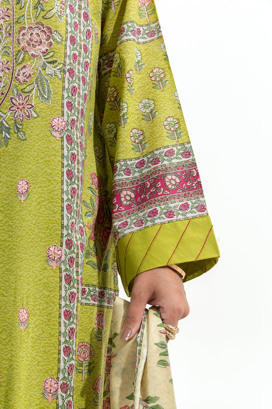 3 PIECE EMBROIDERED LAWN SUIT (PRET)