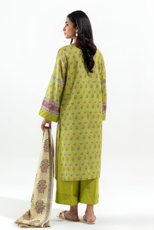 3 PIECE EMBROIDERED LAWN SUIT (PRET)