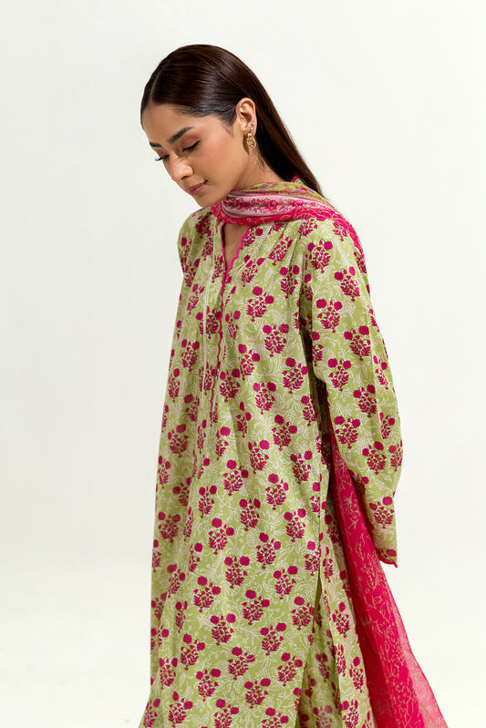 3 PIECE PRINTED LAWN SUIT (PRET)