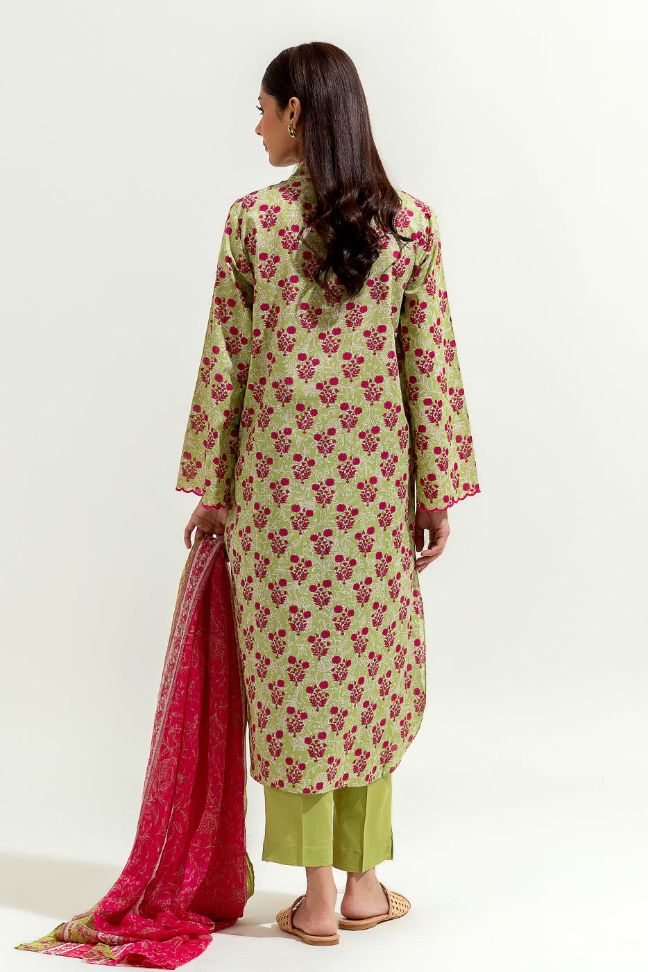 Syah Pret Western Suit Box Pleated Dress main image 0