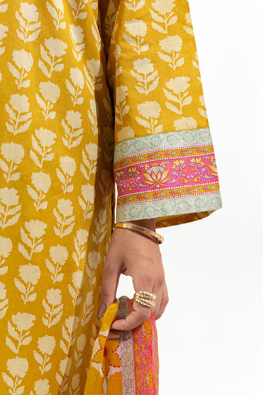 3 PIECE PRINTED LAWN SUIT (PRET)