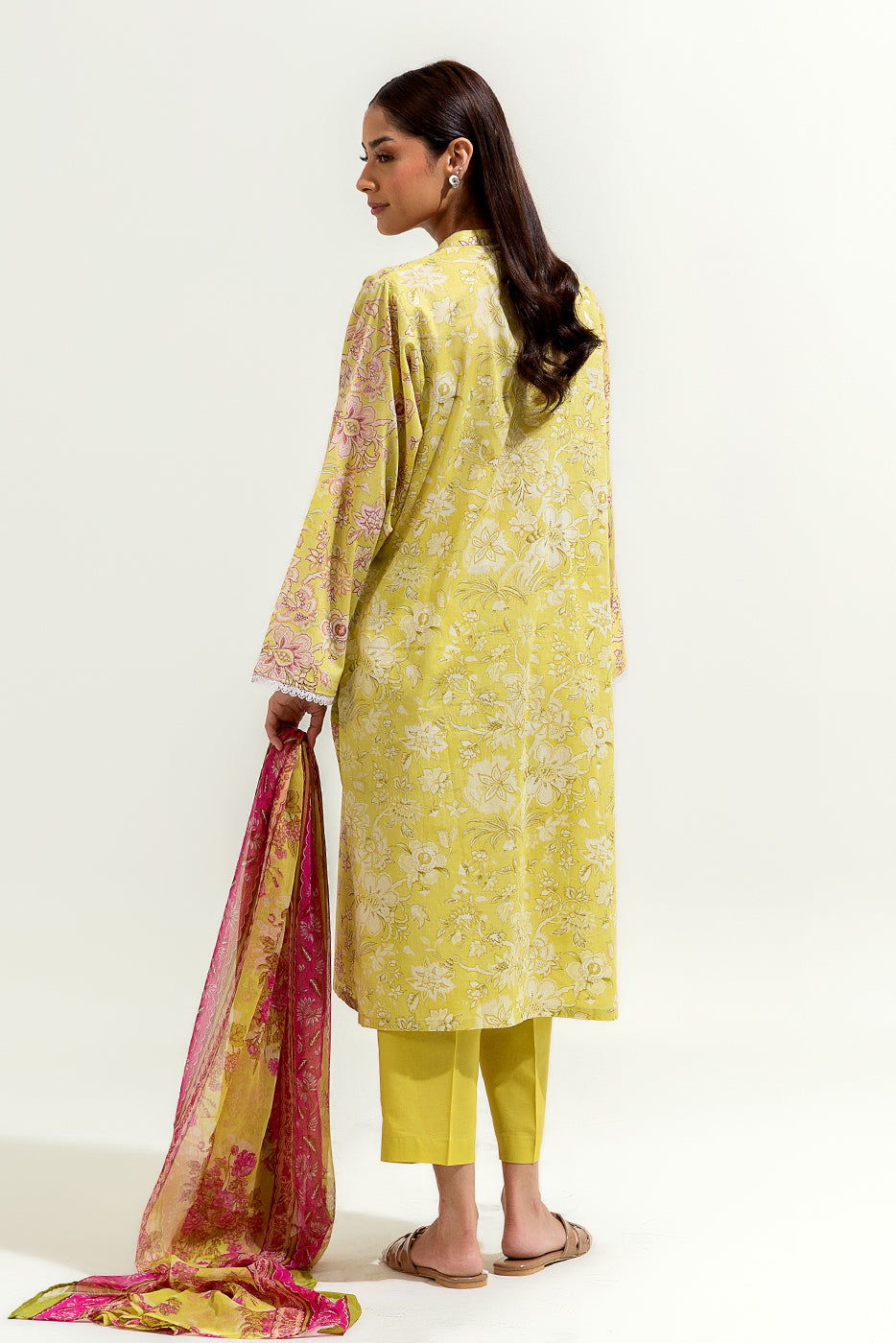 Syah Pret Western Suit Box Pleated Dress
