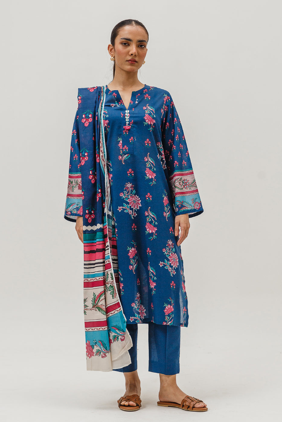 3 PIECE PRINTED SUIT (PRET)