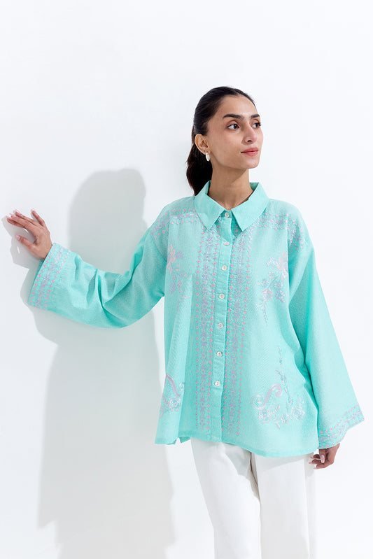 EMBROIDERED KARANDI TOP (PRET)