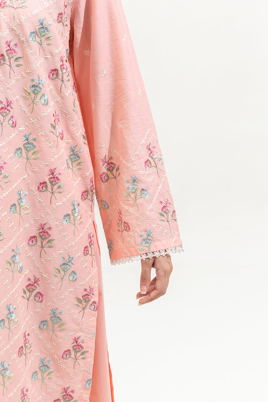 2 PIECE EMBROIDERED LAWN SUIT (PRET)