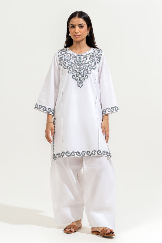 2 PIECE EMBROIDERED LAWN SUIT (PRET)