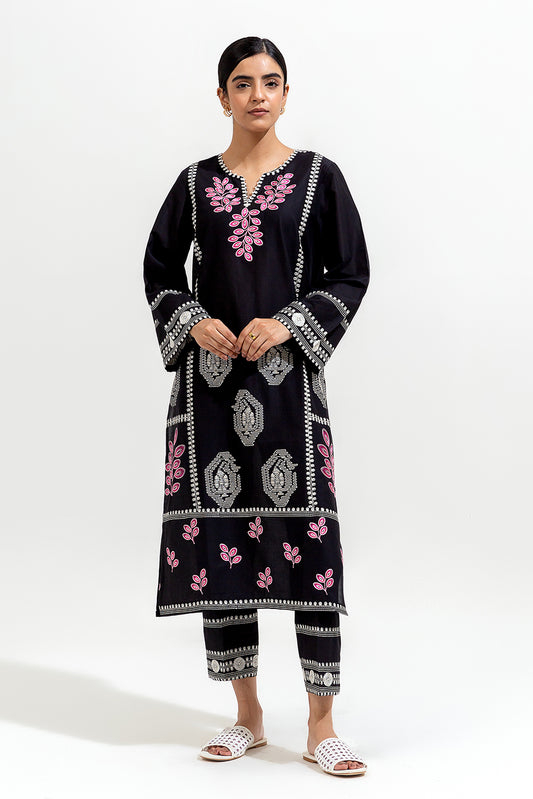 2 PIECE EMBROIDERED LAWN SUIT (PRET)