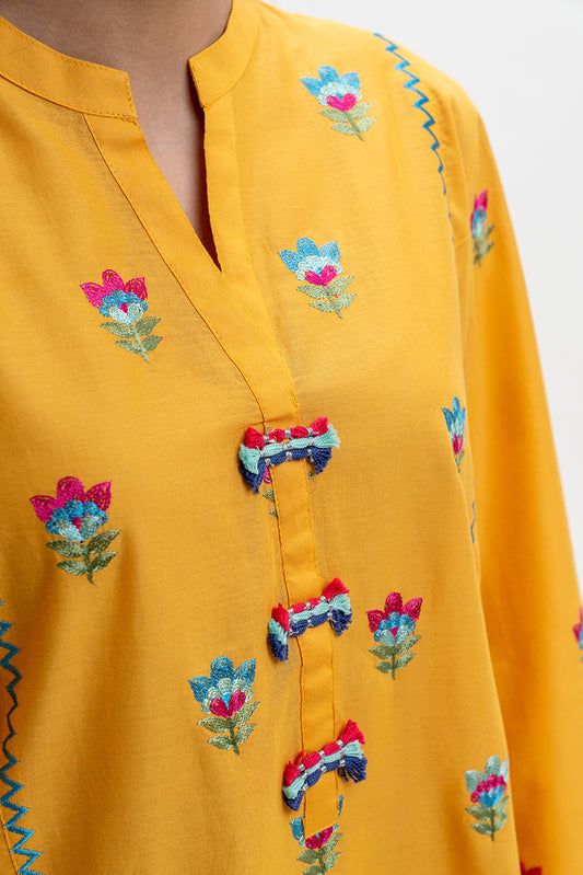 2 PIECE EMBROIDERED LAWN SUIT (PRET)