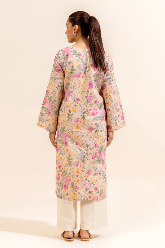 1 PIECE PRINTED LAWN SHIRT-VERDANT GRID (UNSTITCHED)