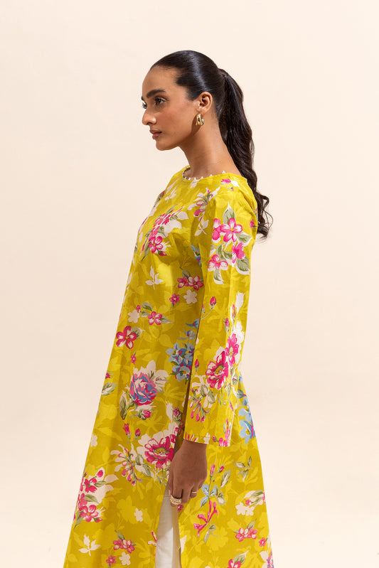 1 PIECE PRINTED LAWN SHIRT-OLIVE VERVE (UNSTITCHED)