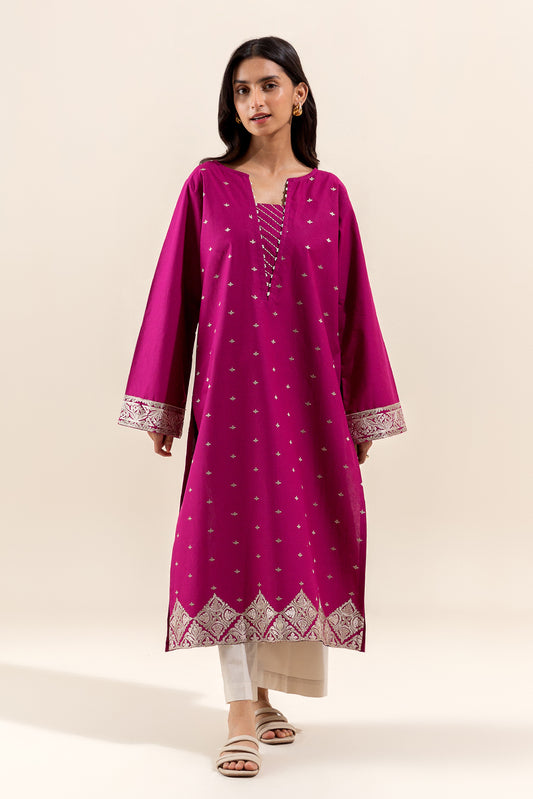 1 PIECE EMBROIDERED LAWN SHIRT-TRIBAL CARNATION (UNSTITCHED)