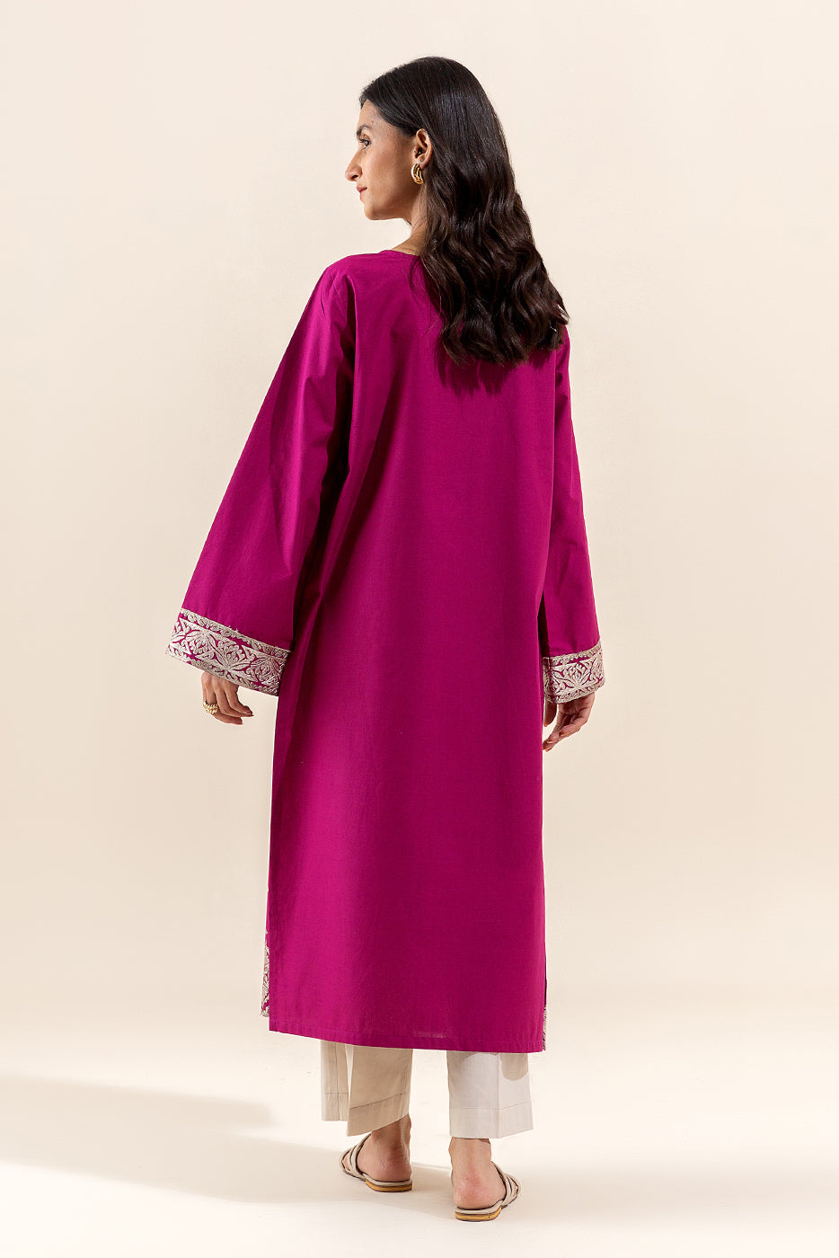 1 PIECE EMBROIDERED LAWN SHIRT-TRIBAL CARNATION (UNSTITCHED)