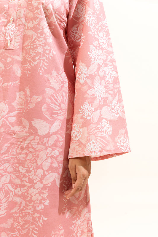 3 PIECE PRINTED LAWN SUIT-BLUSH BLOSSOM (UNSTITCHED)