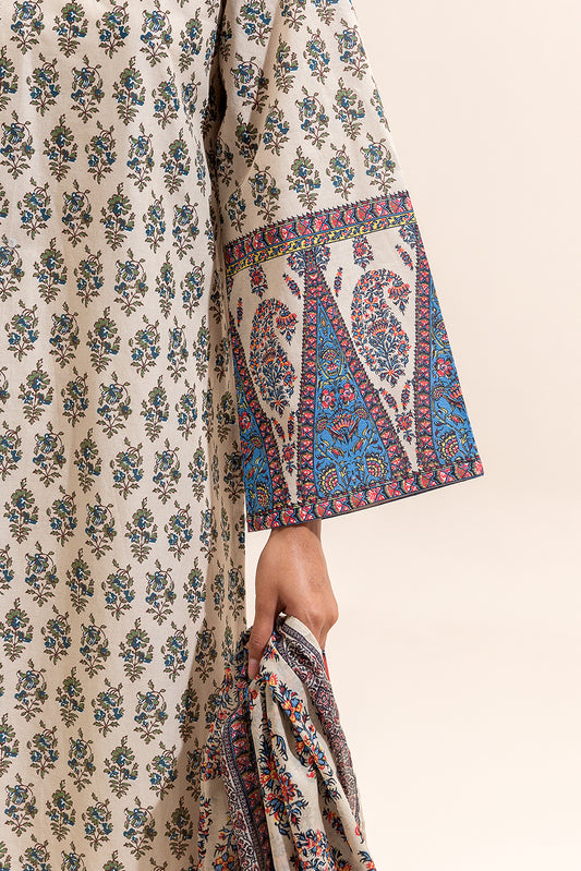 3 PIECE PRINTED LAWN SUIT-PAISLEY PASSION (UNSTITCHED)