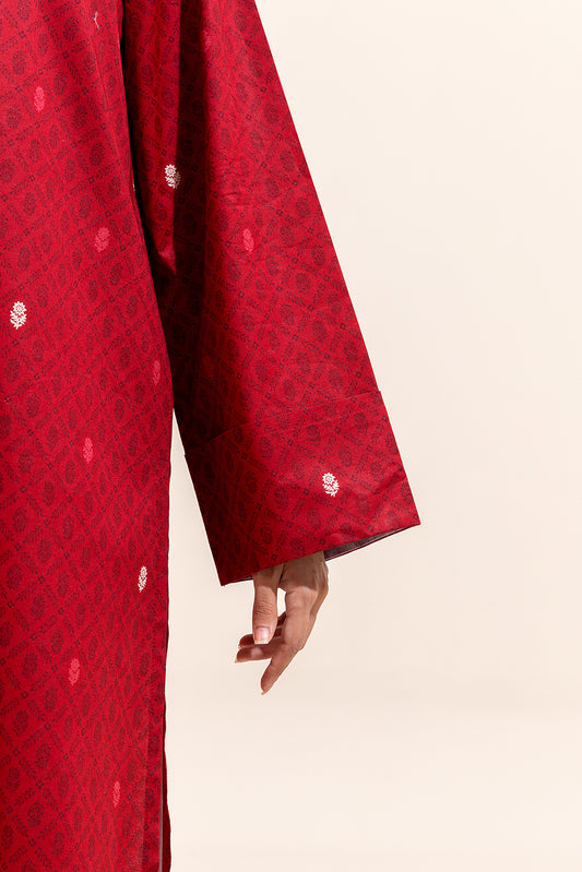 3 PIECE PRINTED LAWN SUIT-CRIMSON AURA (UNSTITCHED)