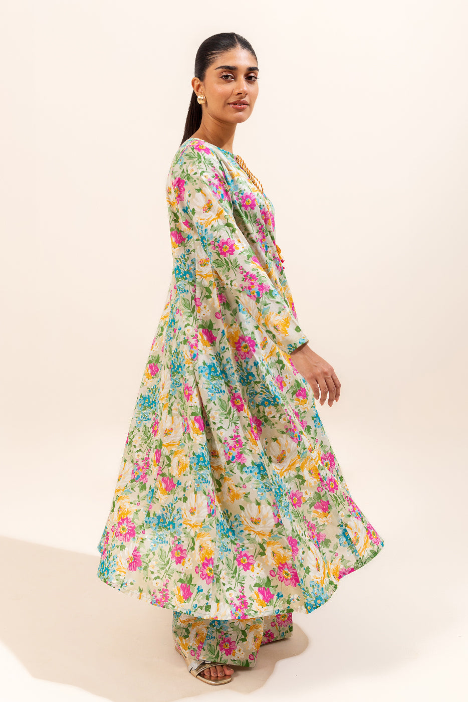 2 PIECE PRINTED LAWN SUIT-IRENIC BLUSH (UNSTITCHED)