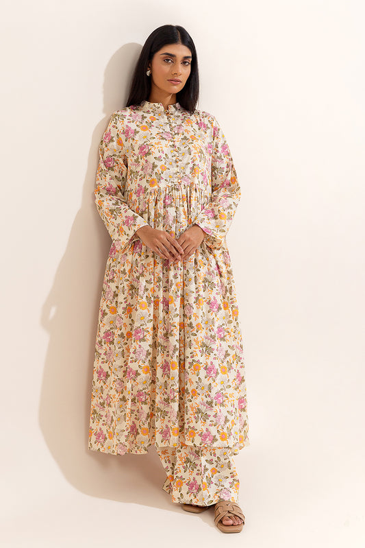 2 PIECE EMBROIDERED LAWN SUIT-FLORAL GEM (UNSTITCHED)