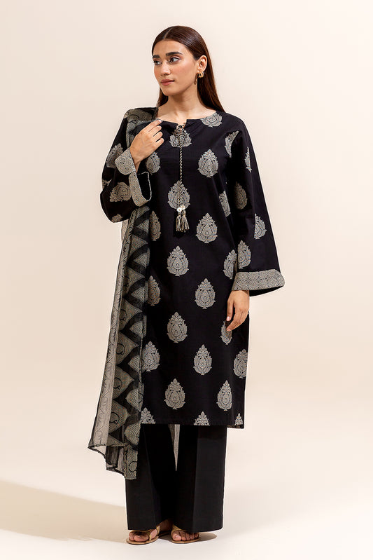 2 PIECE PRINTED LAWN SUIT-SABLE MELODY (UNSTITCHED)