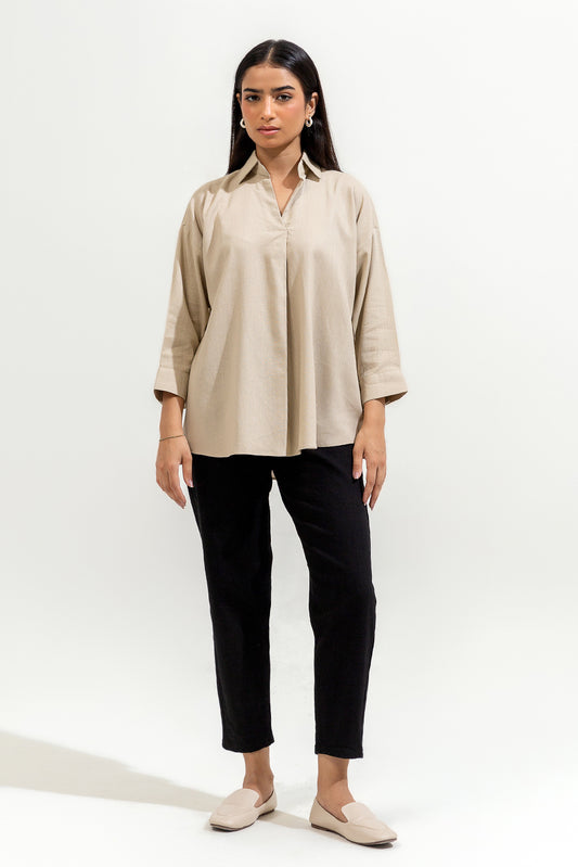 LOOSE FIT COLLAR SHIRT