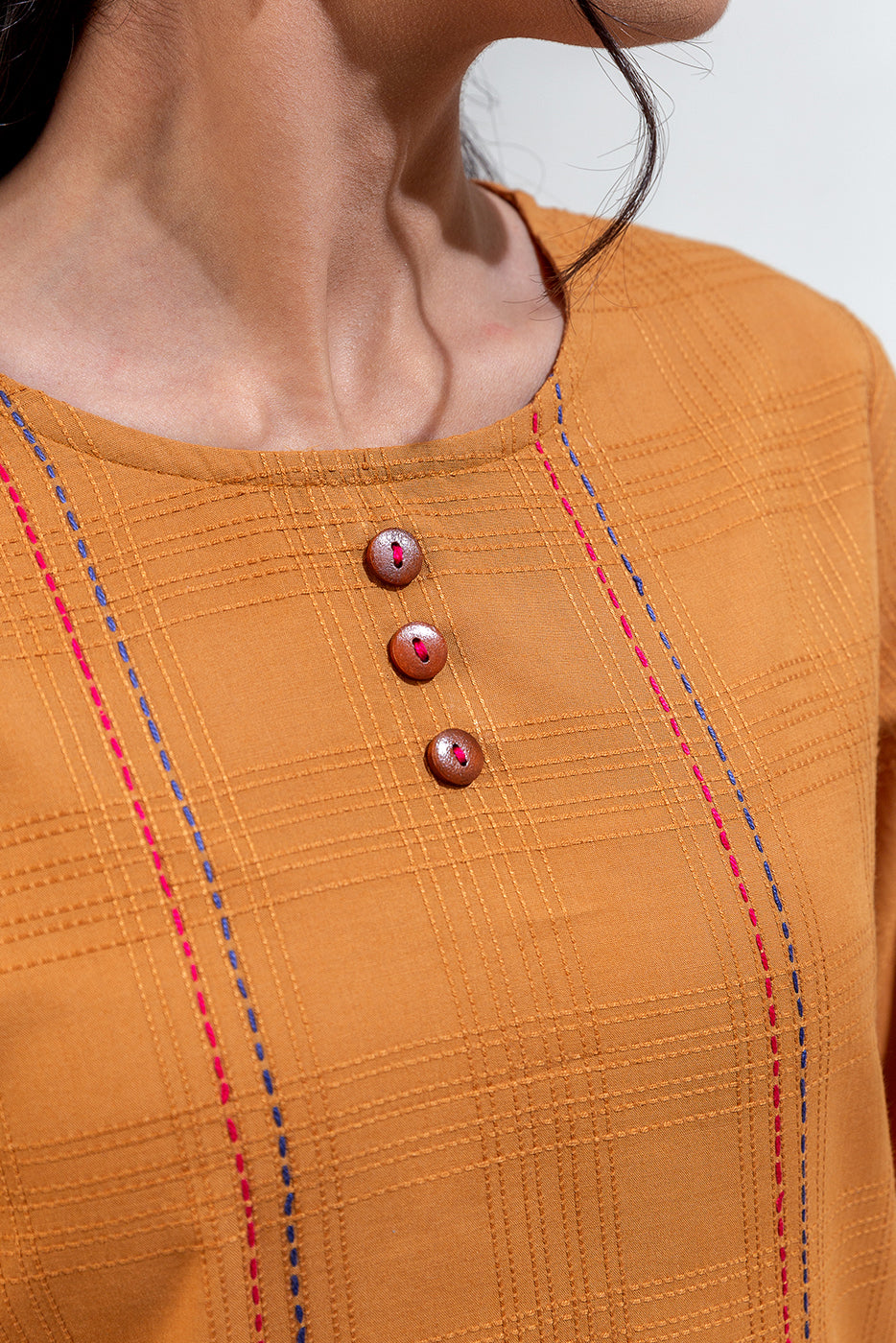 2 PIECE EMBROIDERED JACQUARD SUIT (PRET)