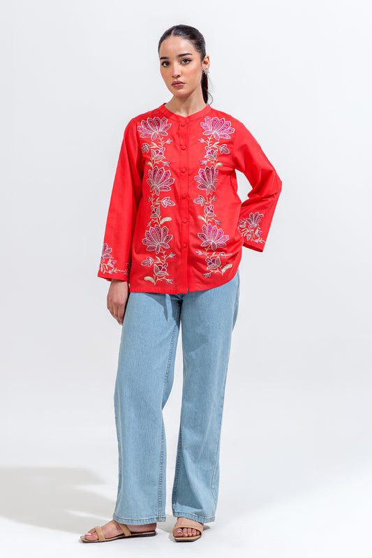 EMBROIDERED LAWN TOP (PRET)