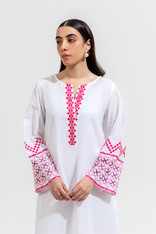 2 PIECE EMBROIDERED LAWN SUIT (PRET)