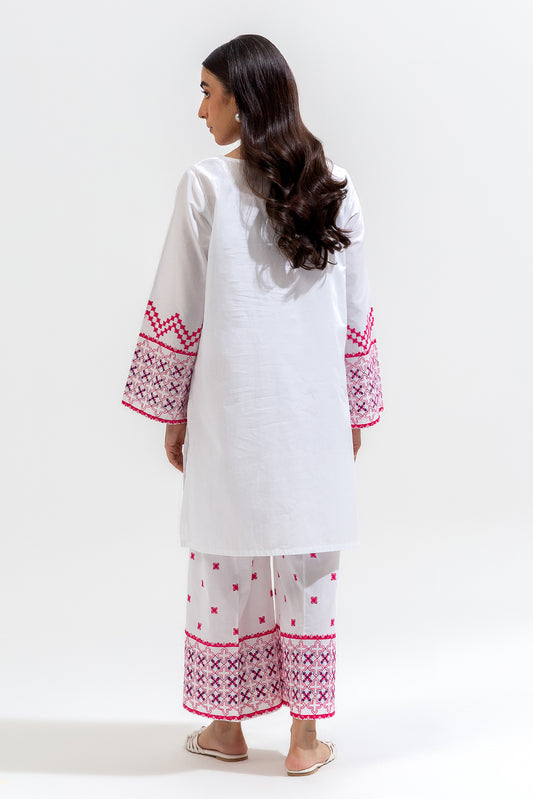 2 PIECE EMBROIDERED LAWN SUIT (PRET)