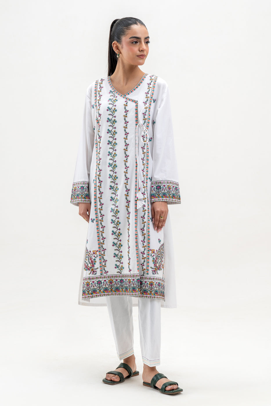 2 PIECE EMBROIDERED LAWN SUIT (PRET)