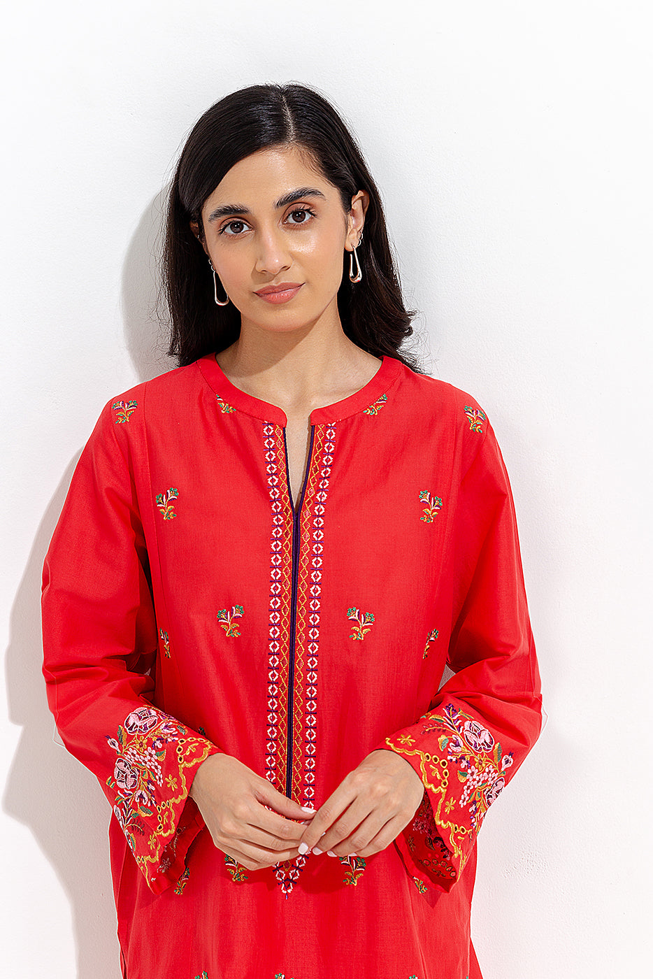 2 PIECE EMBROIDERED LAWN SUIT (PRET)