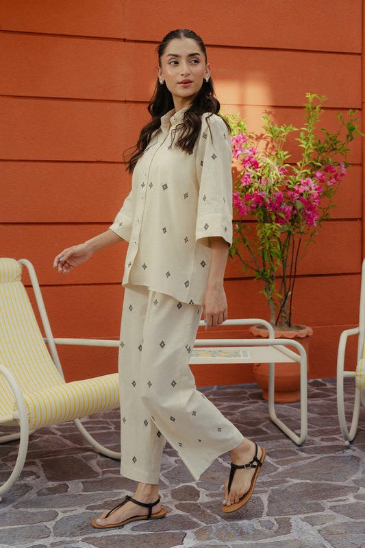 EMBROIDERED COORD SET