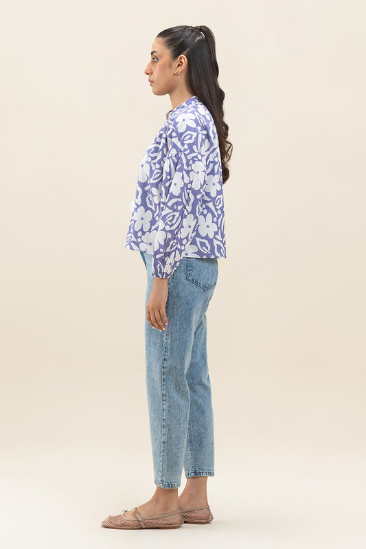 RAGLAN PRINTED BLOUSE