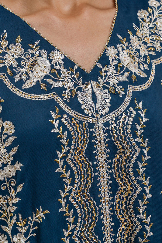 EMBROIDERED SILK SHIRT (LUXURY-PRET)