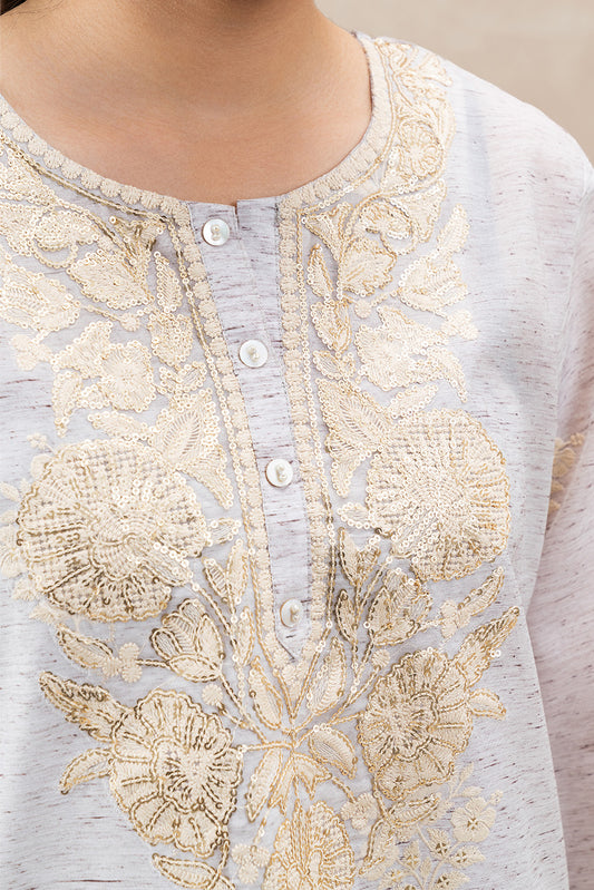 2 PIECE EMBROIDERED MULTI NEPS SUIT (LUXURY-PRET)