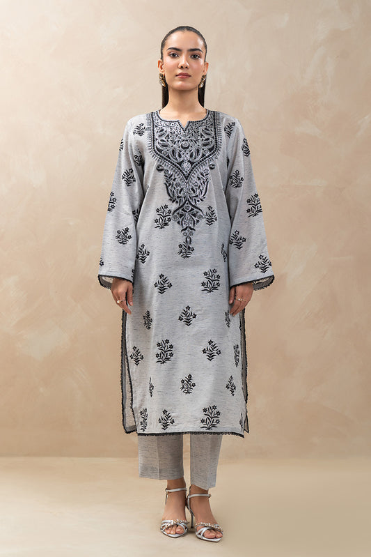 2 PIECE EMBROIDERED MULTI NEPS SHIRT (LUXURY-PRET)