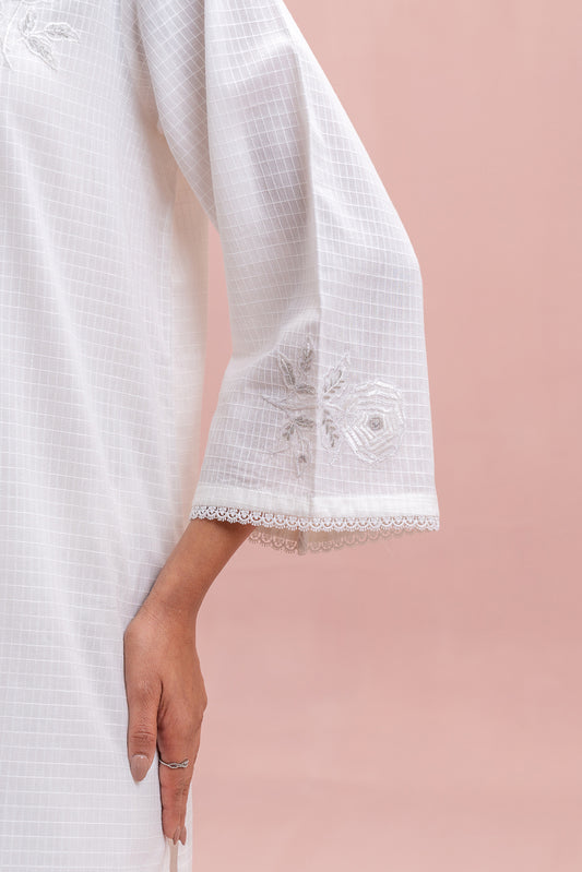 EMBROIDERED DORIA SHIRT (PRET)