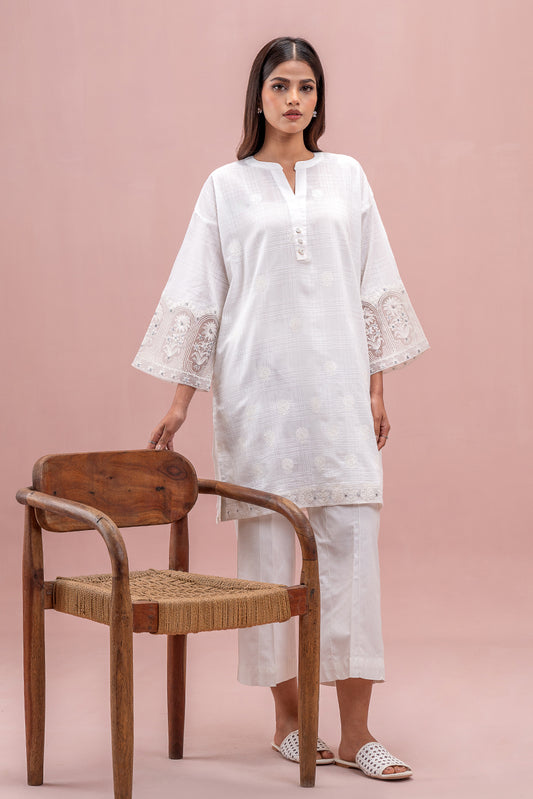 EMBROIDERED DORIA SHIRT (PRET)