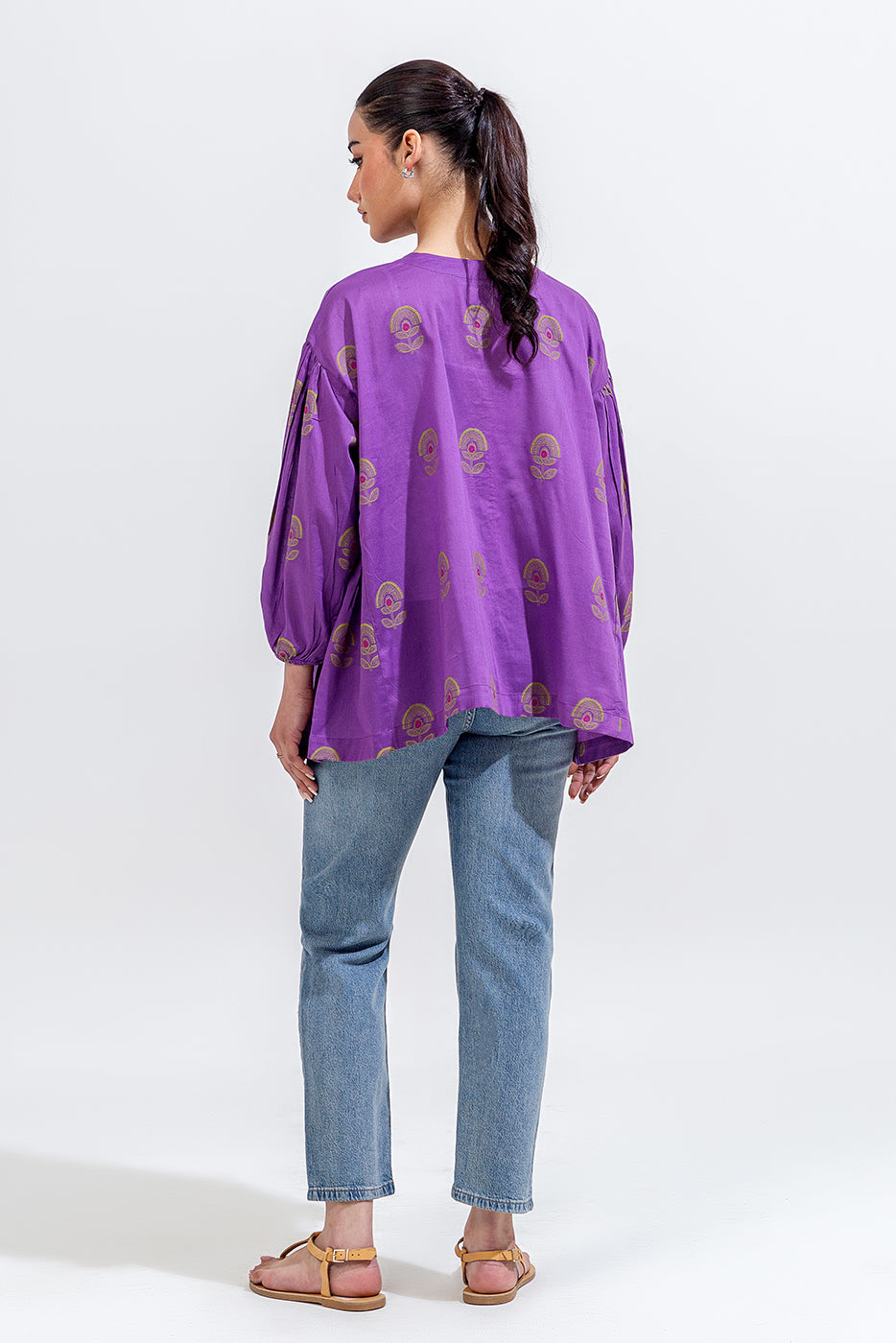 EMBROIDERED JACQUARD SHIRT (PRET)