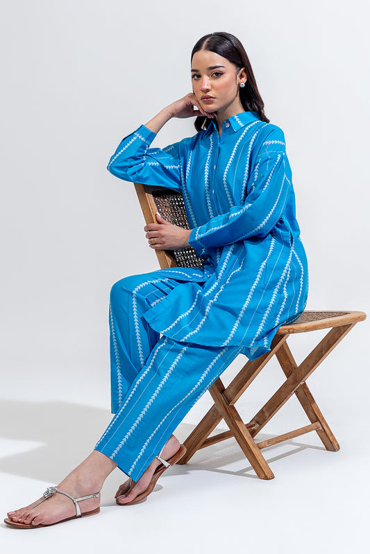 2 PIECE BASIC JACQUARD SUIT (PRET)