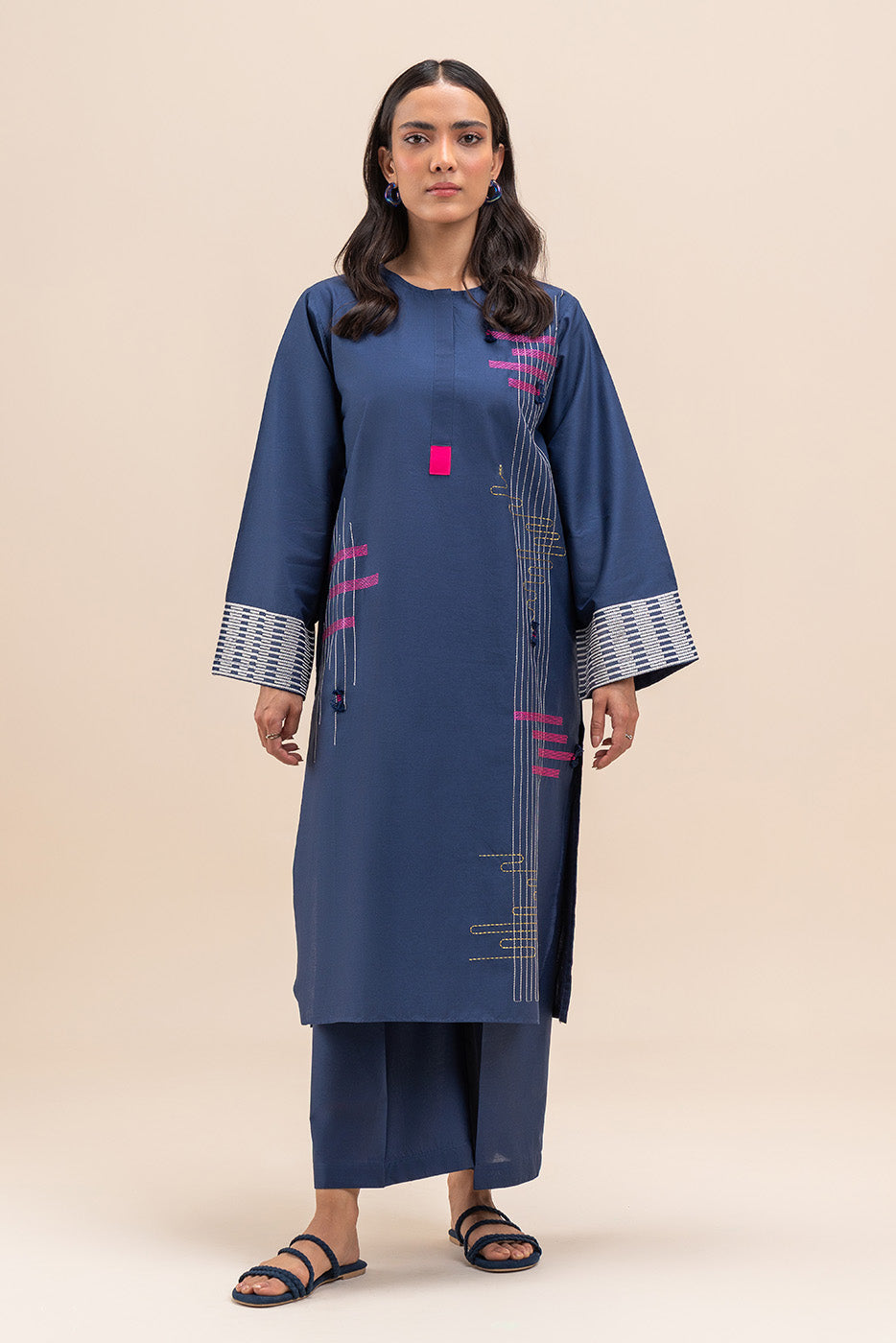2 PIECE EMBROIDERED LAWN SUIT (PRET)
