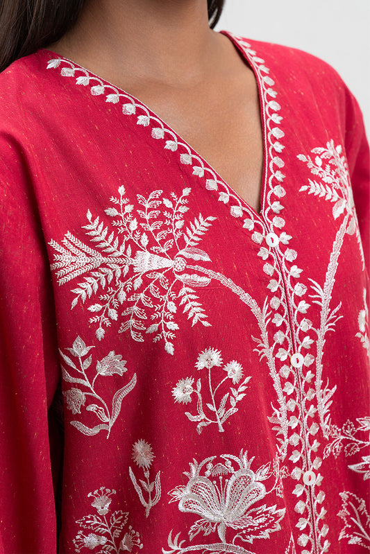 3 PIECE EMBROIDERED MULTI NEPS SUIT (PRET)