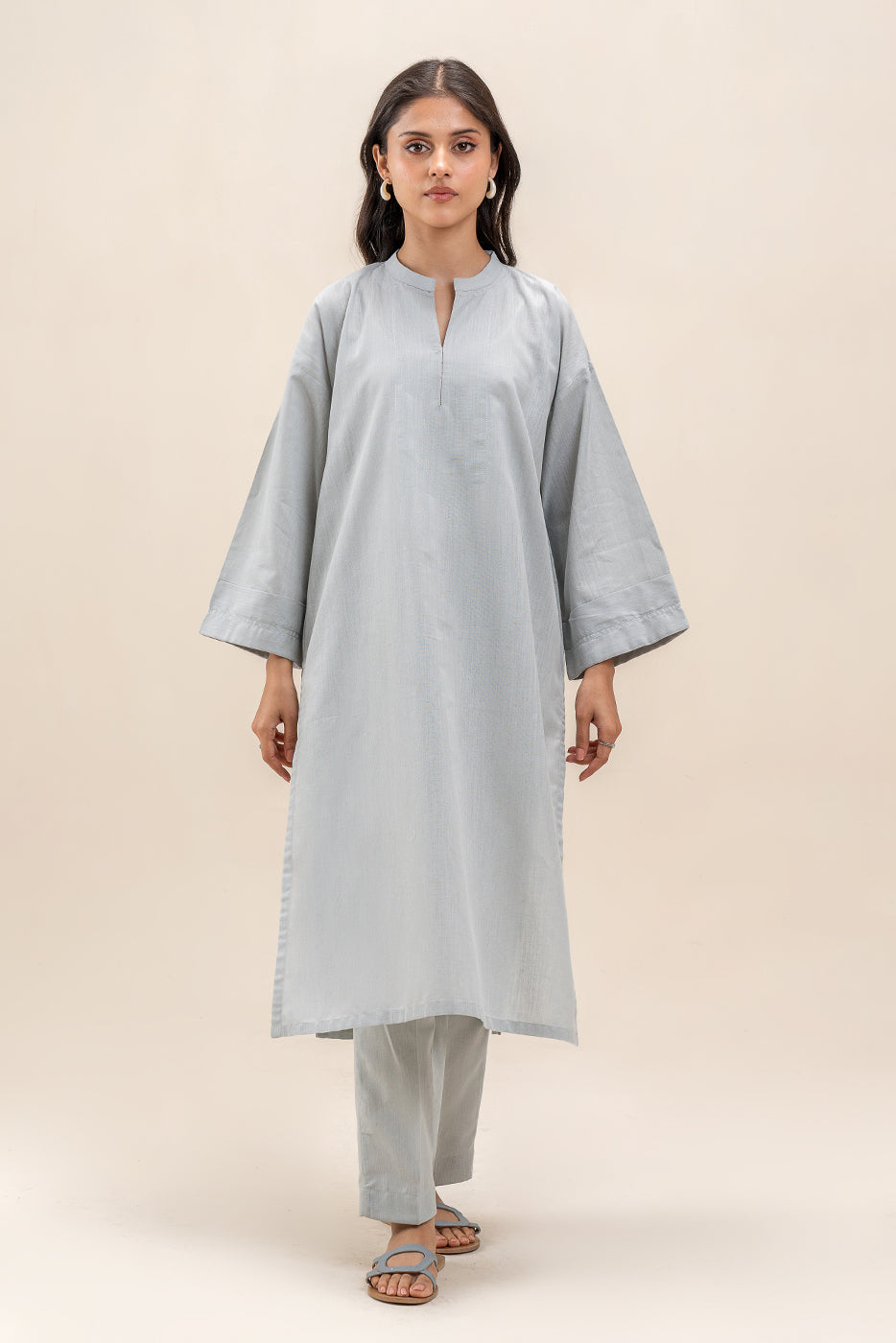 2 PIECE BASIC LINEN SUIT (PRET)