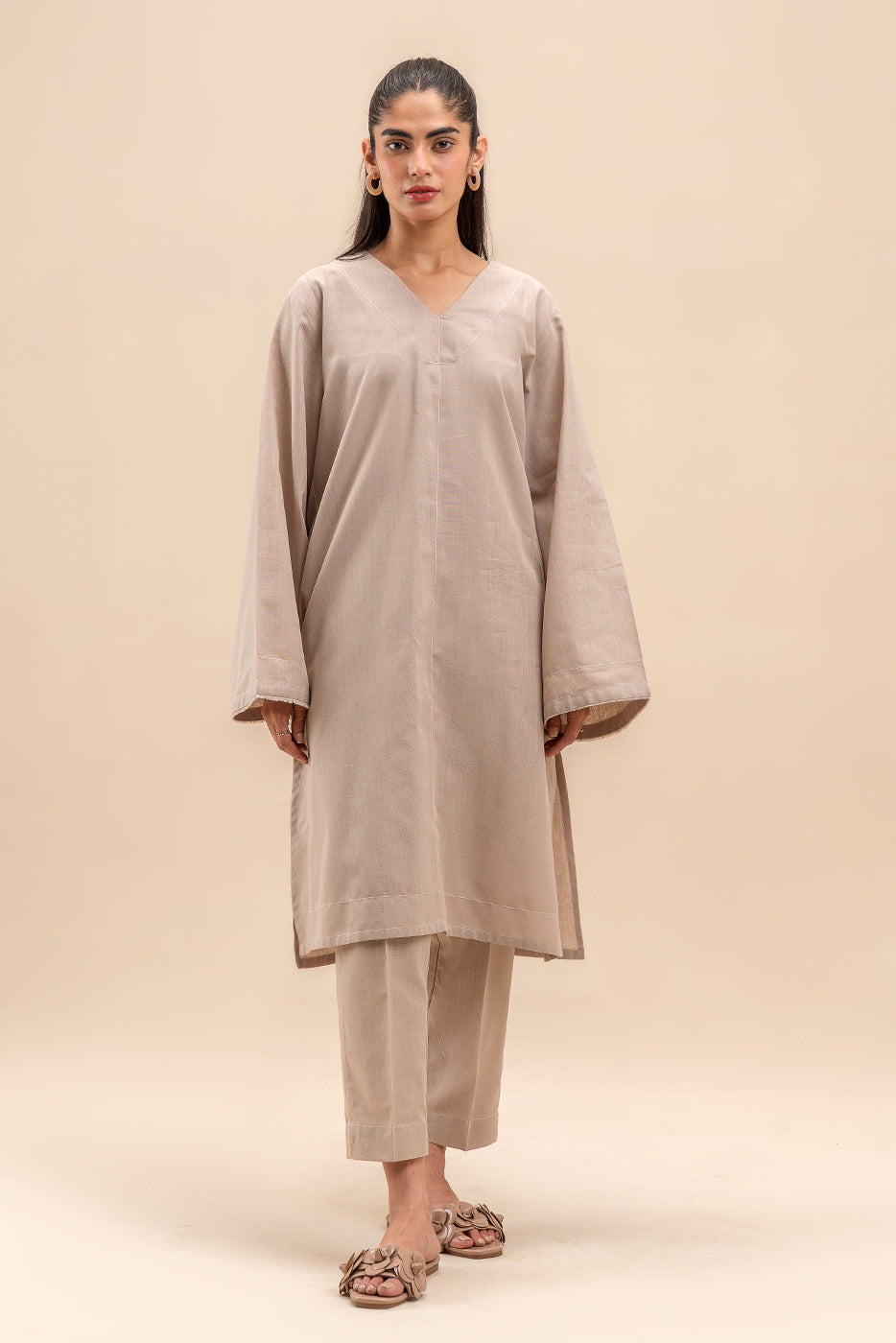 2 PIECE BASIC LINEN SUIT (PRET)