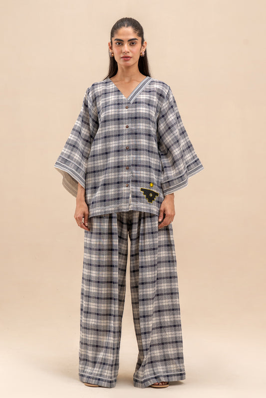 2 PIECE BASIC DOBBY SUIT (PRET)