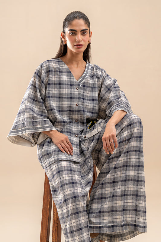 2 PIECE BASIC DOBBY SUIT (PRET)