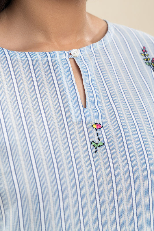 2 PIECE EMBROIDERED LAWN SUIT (PRET)