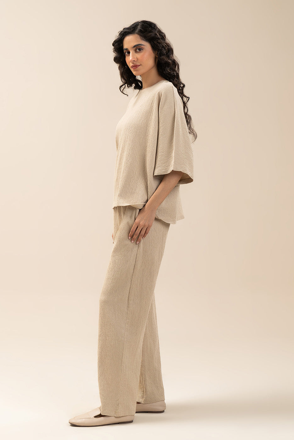 SEER SUCKER KIMONO TOP