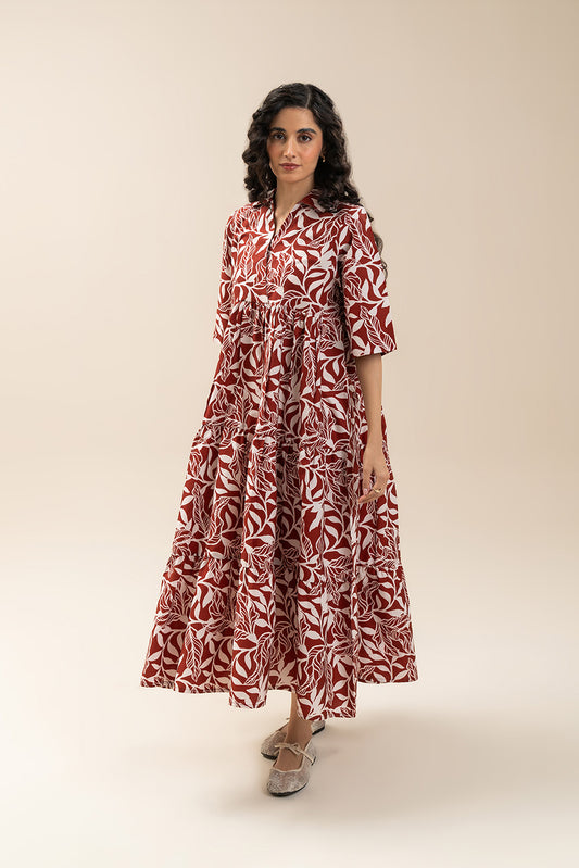 PRINTED LONG DRESS