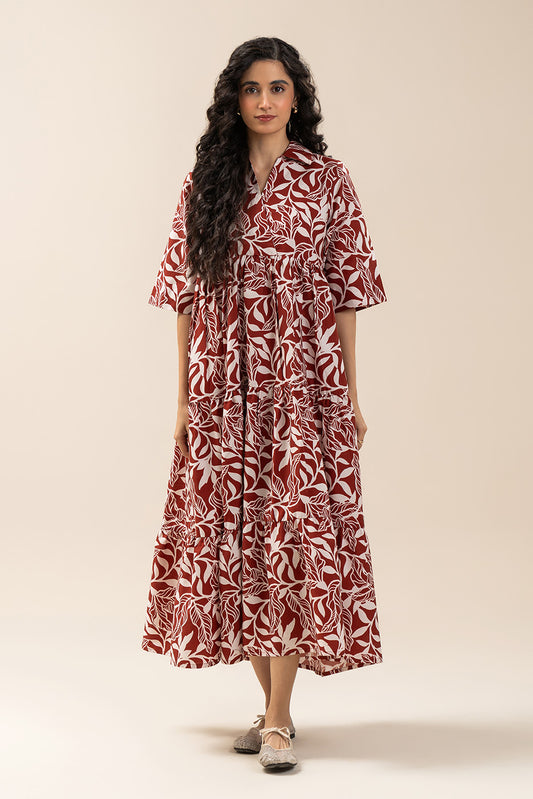 PRINTED LONG DRESS
